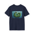 Dragon-Shaped Tropical Island T-Shirt