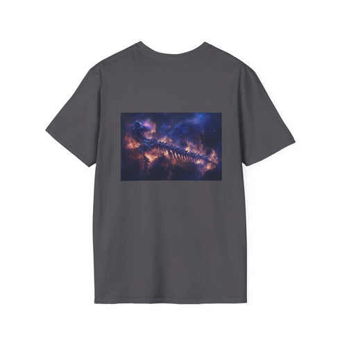 Dragon Skeleton Nebula T-shirt Design