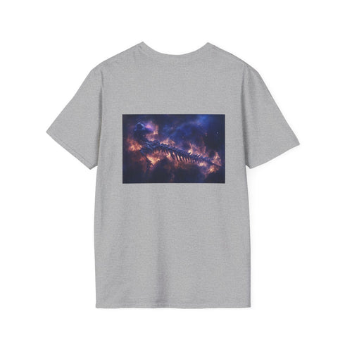 Dragon Skeleton Nebula T-shirt Design