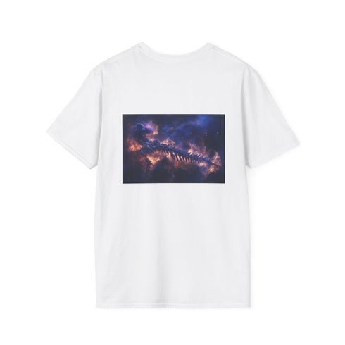 Dragon Skeleton Nebula T-shirt Design