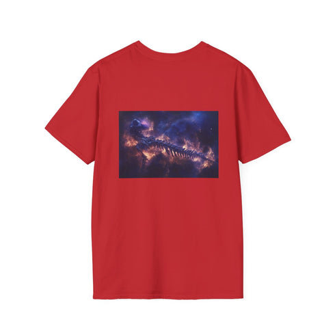 Dragon Skeleton Nebula T-shirt Design