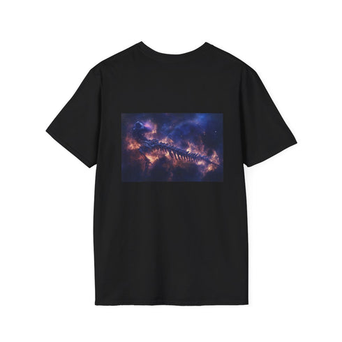 Dragon Skeleton Nebula T-shirt Design