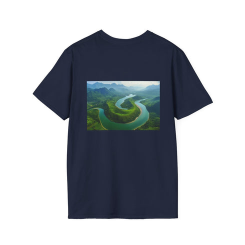 Dragon Tail River Themed T-Shirt