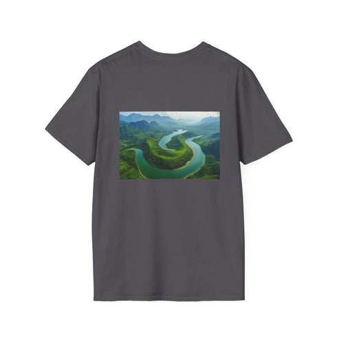 Dragon Tail River Themed T-Shirt
