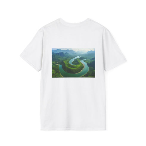 Dragon Tail River Themed T-Shirt