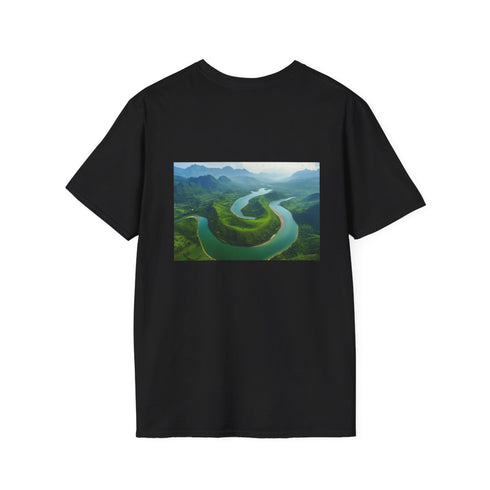 Dragon Tail River Themed T-Shirt