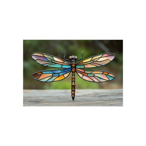 Dragonfly Art Stained Glass Wings