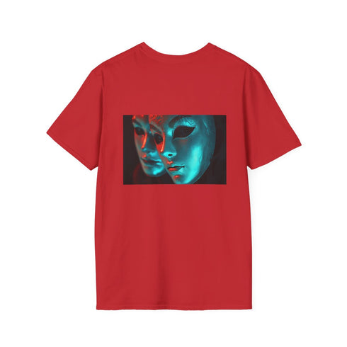Dramatic Carnival Mask Graphic T-shirt