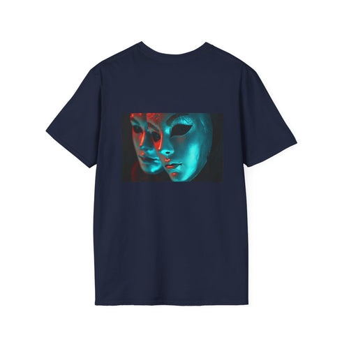 Dramatic Carnival Mask Graphic T-shirt