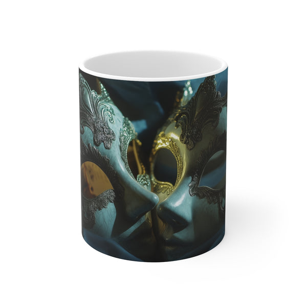 Dramatic Carnival Masks Coffee Mug