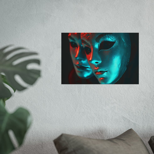 Dramatic Carnival Masks Lighting Showcase