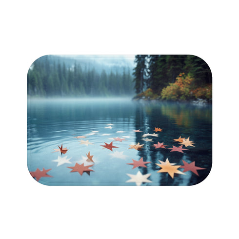 Dream Lake Bath Mat StarPattern