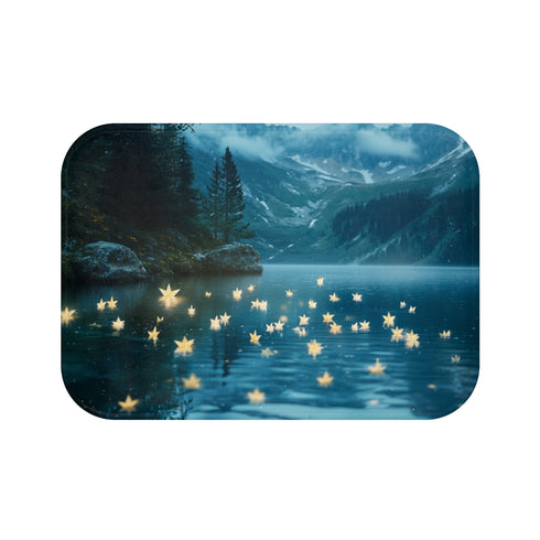 Dream Lake Bath Mat Stars