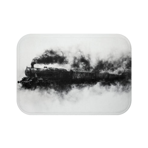 Dream Train Smoke Bath Mat