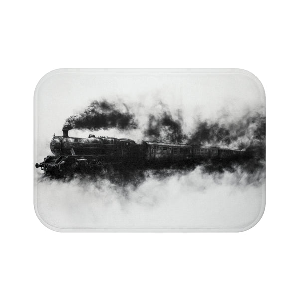 Dream Train Smoke Bath Mat