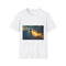 Dream Weaver Creating World from Light Graphic Unisex Softstyle T-Shirt - Front View
