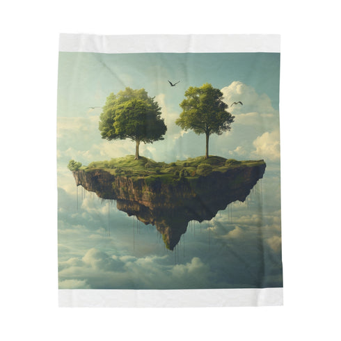 Dreamscape Floating Islands Plush Blanket