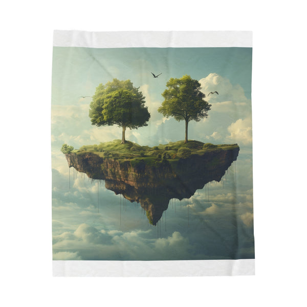 Dreamscape Floating Islands Plush Blanket