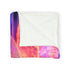 Dreamscape with Levitating Neon Leaves Plush Fleece Throw Blanket