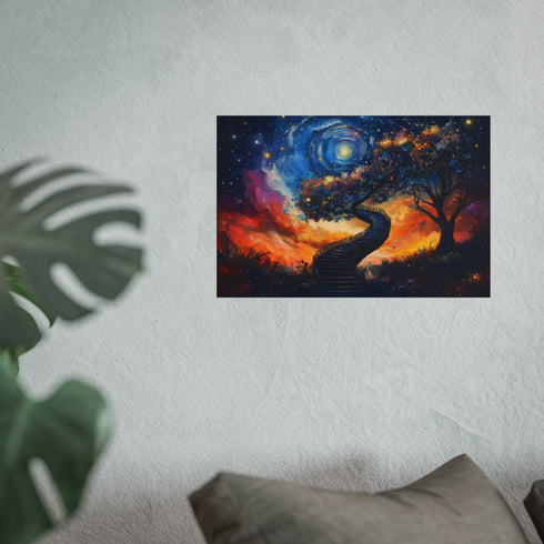 Dreamy Spiral Staircase to Stars