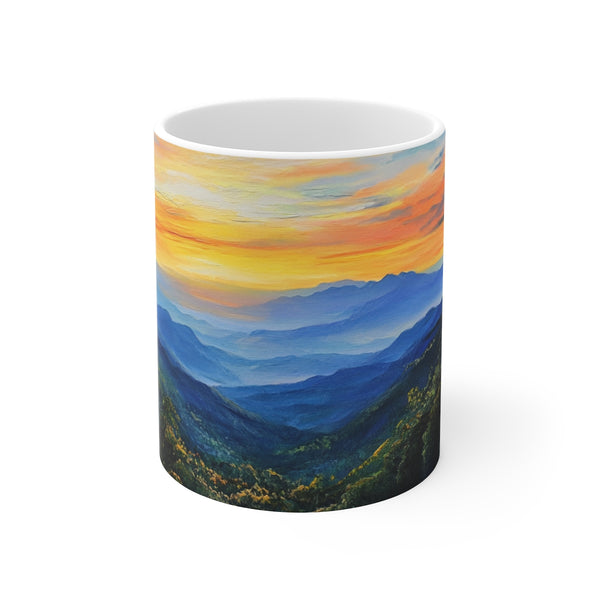 "Dreamy Sunset Mug: Doi Inthanon"
