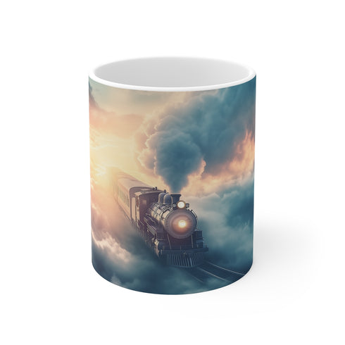 Dreamy Train Adventure Cloud Mug