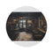 "Dreary English Pub Round Rug"