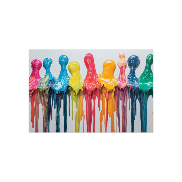 "Dripping Paint Universe Art Poster"