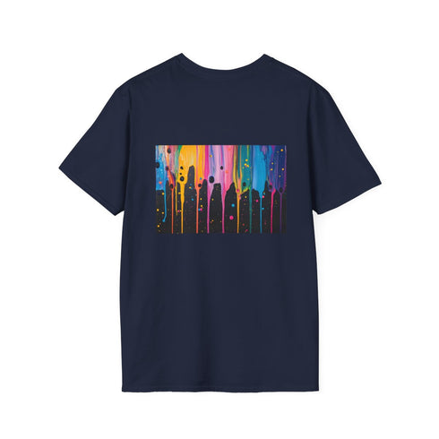 Dripping Paint Universe T-Shirt Design