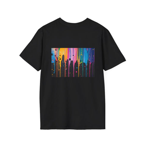 Dripping Paint Universe T-Shirt Design