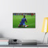 Drogba Chelsea FC canvas celebrating soccer greatness for Blues fans.