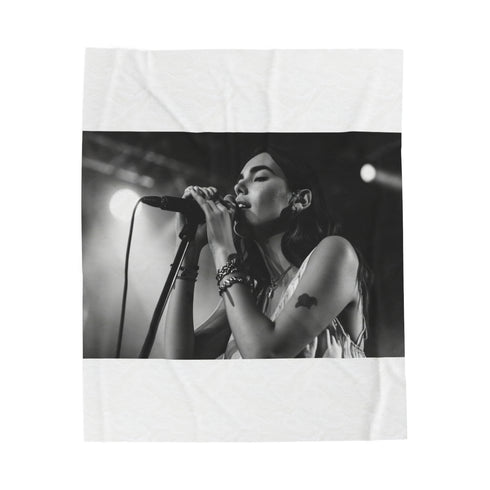 "Dua Lipa Cozy Plush Blanket"