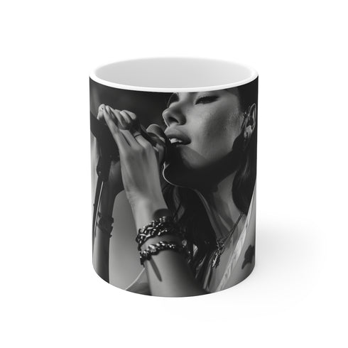 "Dua Lipa-inspired Stylish Coffee Mug"