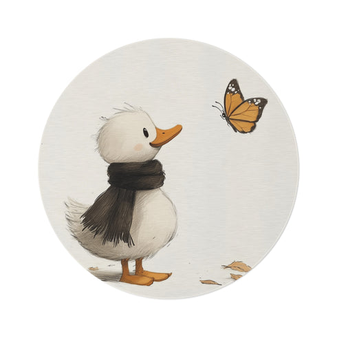 "Ducky Delight Round Rug"