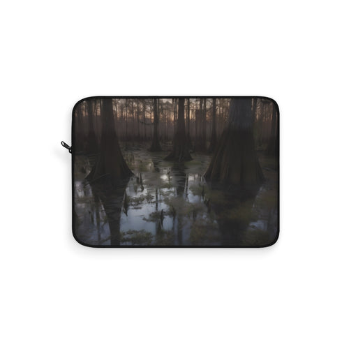 "Dusk Cypress Swamp Laptop Sleeve"