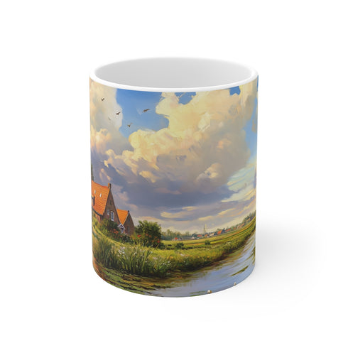 "Dutch Countryside Bliss: Coffee Mug"