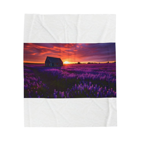 "Dutch Fields Flower Paradise Blanket"