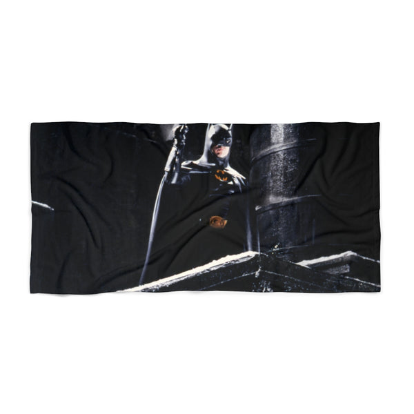"Dynamic Dark Knight Beach Towel"