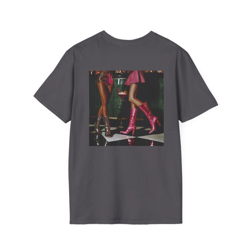 Dynamic Duo Dance Tee: Black and White Bliss