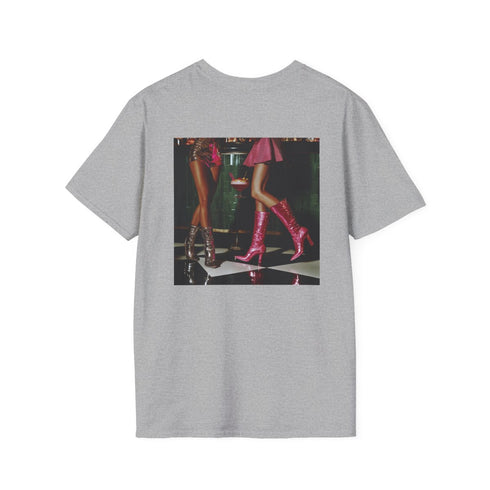 Dynamic Duo Dance Tee: Black and White Bliss