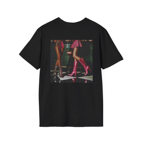 Dynamic Duo Dance Tee: Black and White Bliss