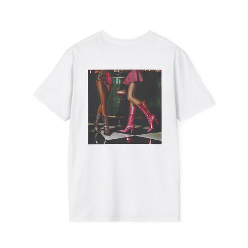 Dynamic Duo Dance Tee: Black and White Bliss
