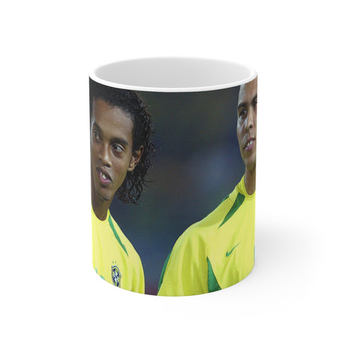 "Dynamic Duo Soccer Legends Mug"
