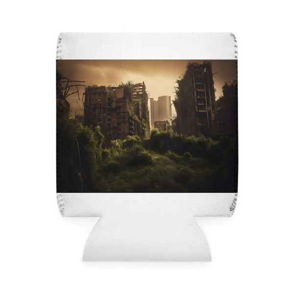 Dystopian Cityscape Can Cooler