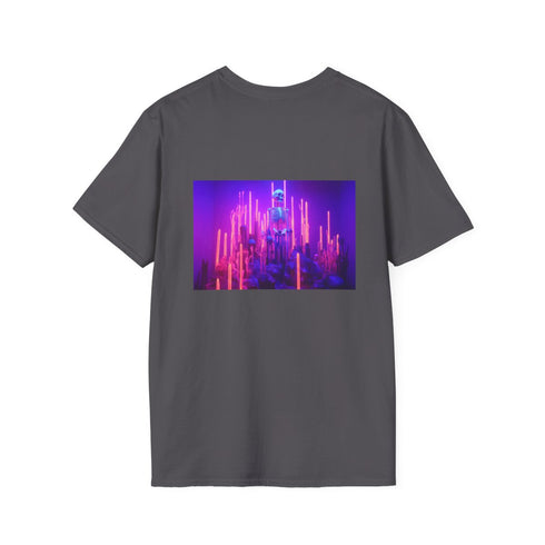 Dystopian Tower Bones Neon Shirt