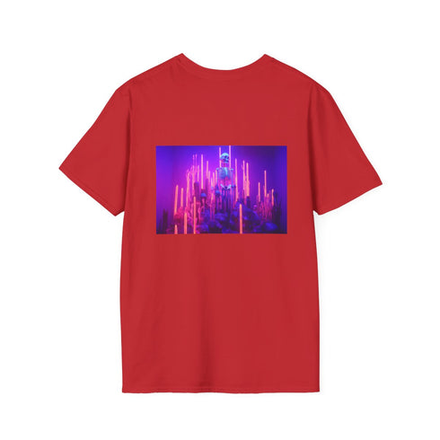 Dystopian Tower Bones Neon Shirt