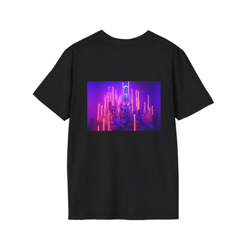 Dystopian Tower Bones Neon Shirt