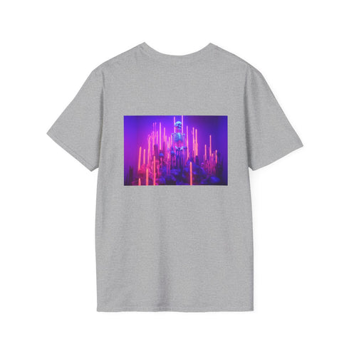 Dystopian Tower Bones Neon Shirt