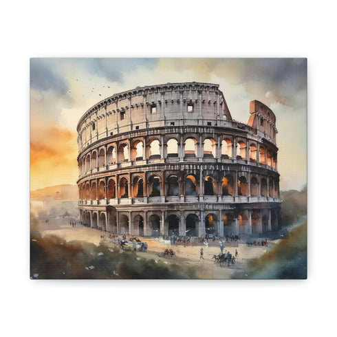 Colosseum tickets majestic canvas print for art-inspired home decor enthusiasts.