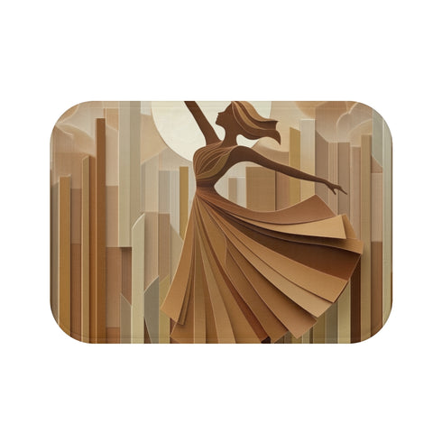 "Earth-Friendly Climate Action Bath Mat"